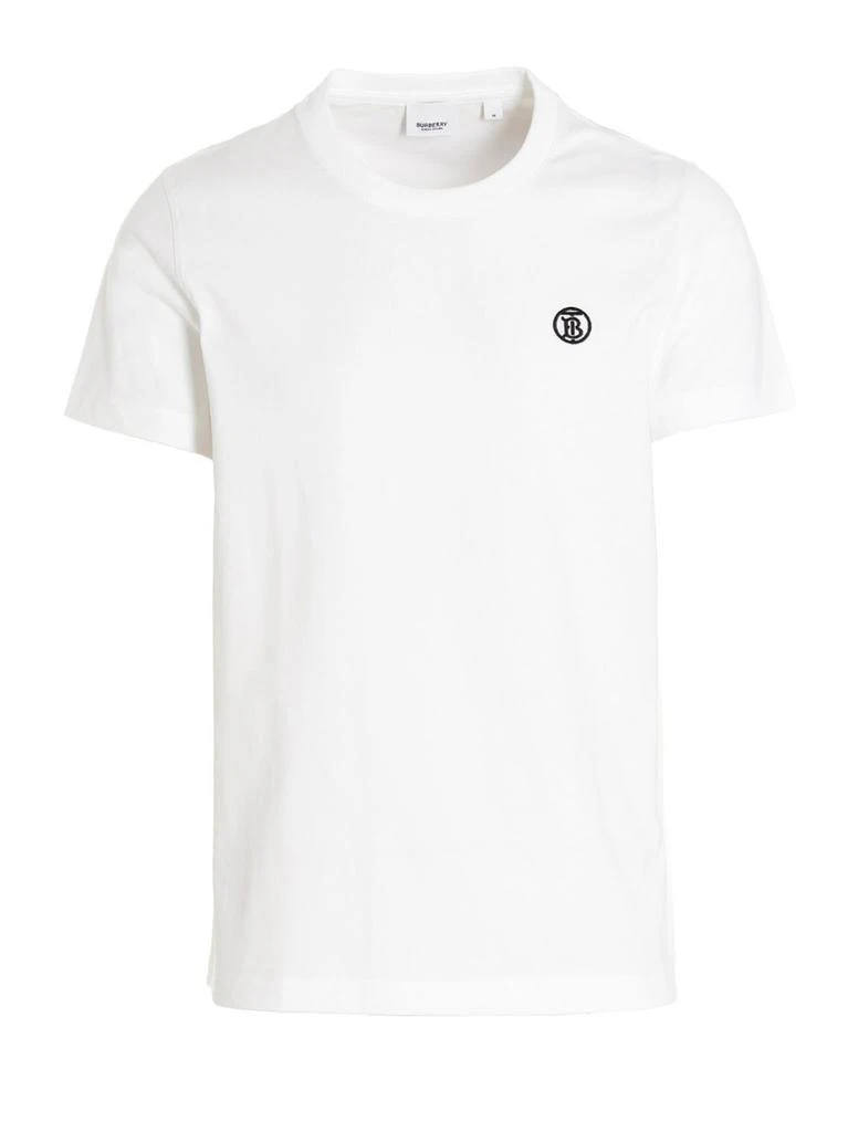 商品Burberry|Burberry Logo Embroidered Crewneck T-Shirt,价格¥2182,第1张图片