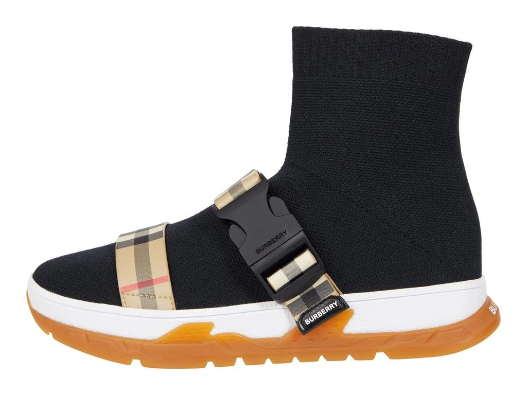 商品Burberry|Buckled Strap Stretch Knit Sock Sneakers (Toddler/Little Kid),价格¥1546,第4张图片详细描述