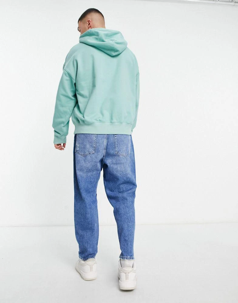 商品Versace|Versace Jeans Couture college print hoodie in green,价格¥1638,第4张图片详细描述