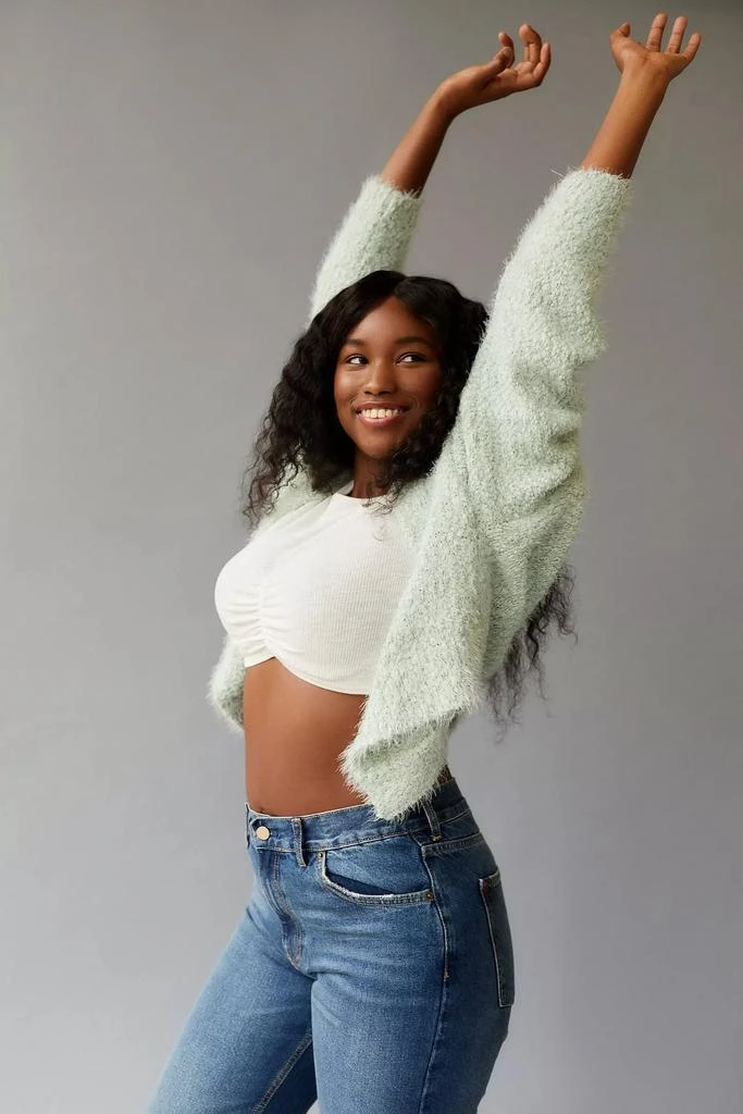 商品Urban Outfitters|UO Riona Open-Front Cardigan,价格¥150,第4张图片详细描述