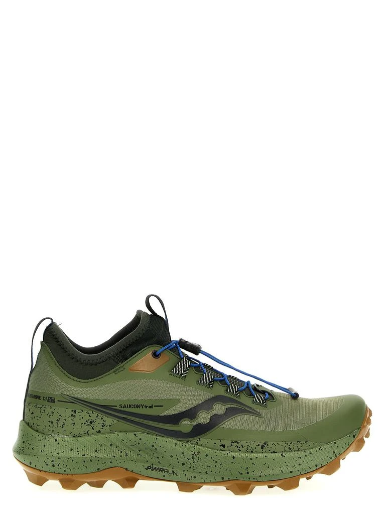 商品Saucony|Peregrine 13 St Sneakers Green,价格¥820,第1张图片