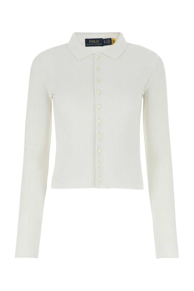 商品Ralph Lauren|Polo Ralph Lauren Ribbed Long-Sleeved Blouse,价格¥757,第1张图片