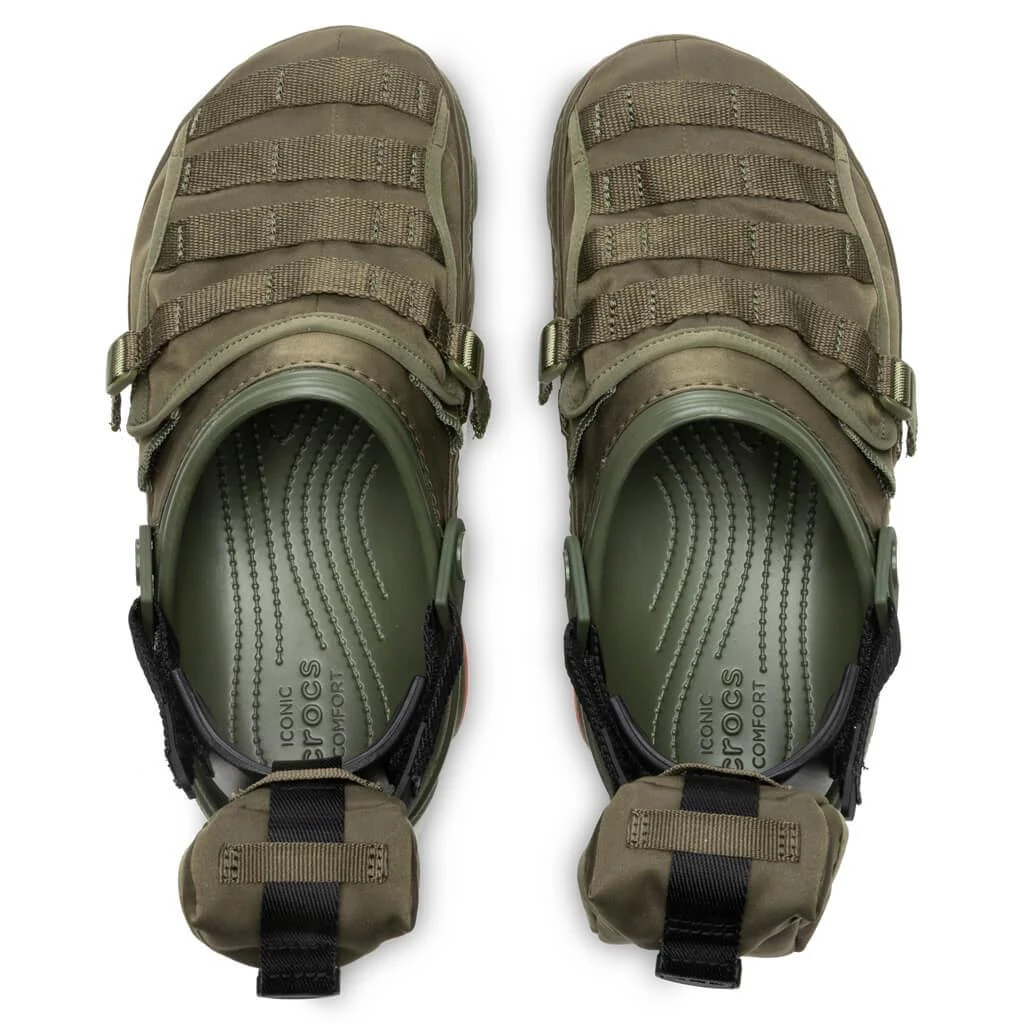 商品Crocs|Crocs x Beams Classic All Terrain Military Clog - Army Green,价格¥589,第4张图片详细描述