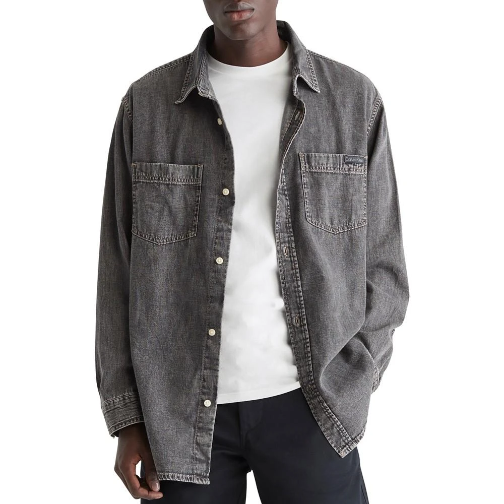 商品Calvin Klein|Men's Origin Denim Shirt,价格¥659,第1张图片