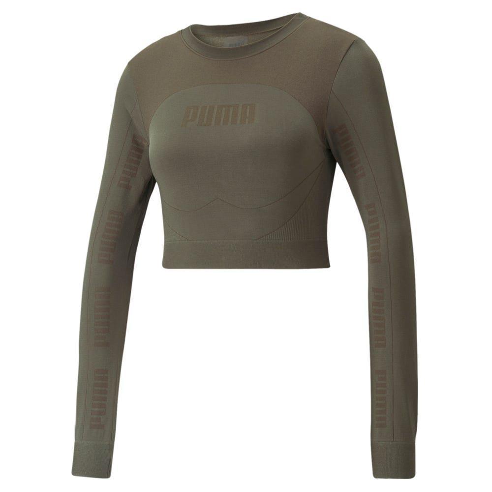 商品Puma|Evostripe Evoknit Long Sleeve Pullover Shirt,价格¥206,第1张图片