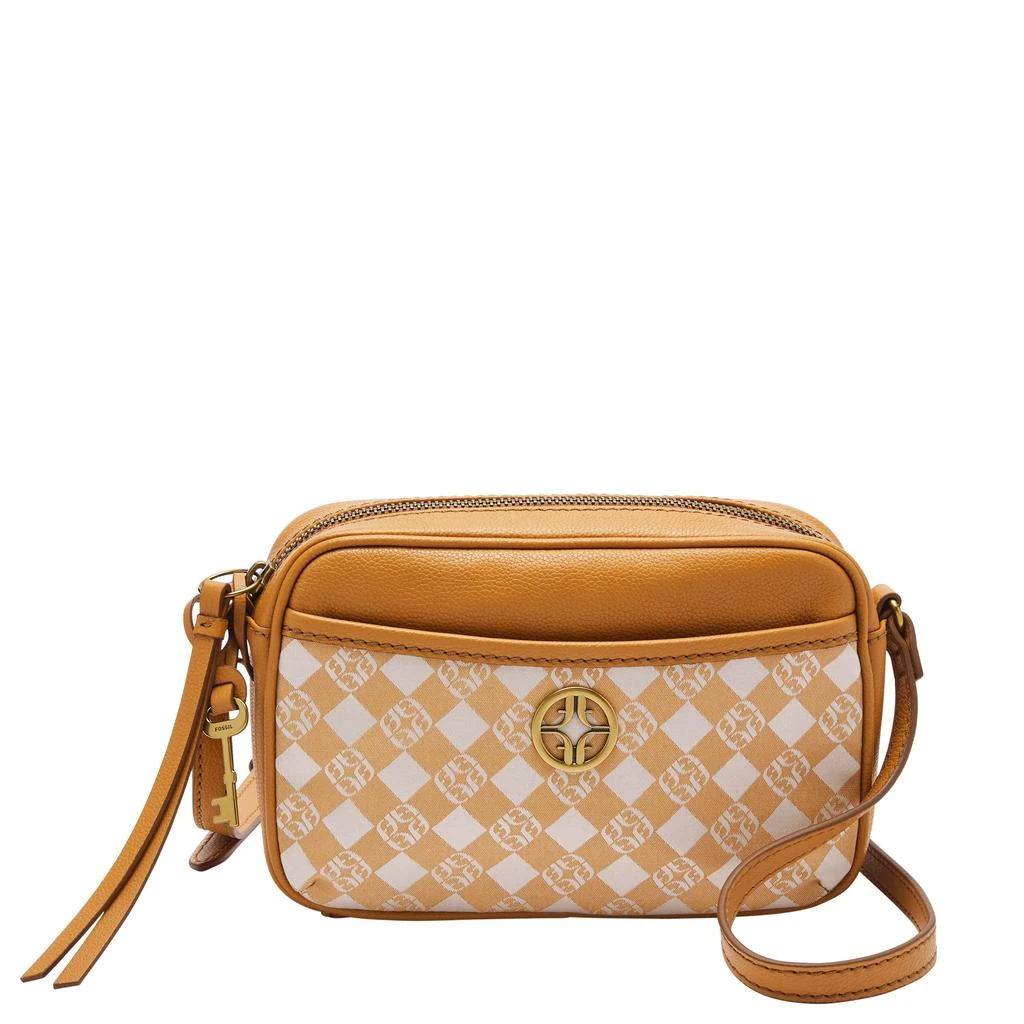 商品Fossil|Fossil Women's Brennon Jacquard Camera Bag,价格¥434,第1张图片