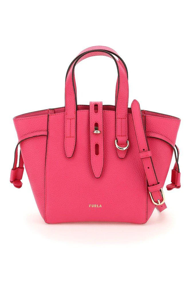 商品Furla|Furla Net Logo Printed Mini Tote Bag,价格¥1747,第1张图片