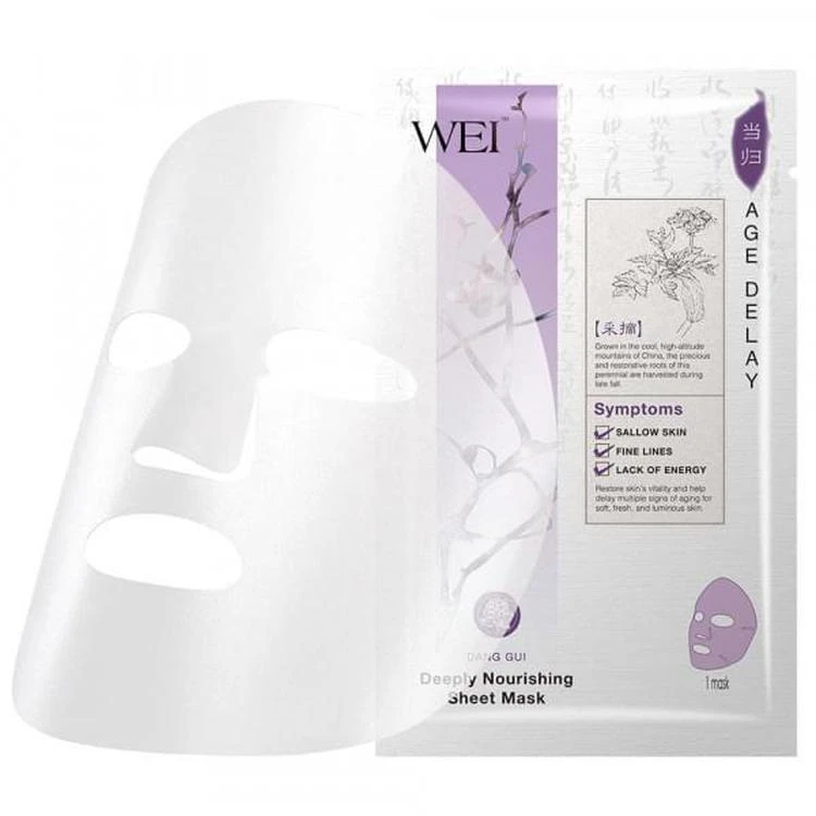 商品WEI|Dang Gui Deeply Nourishing Sheet Mask,价格¥96,第1张图片