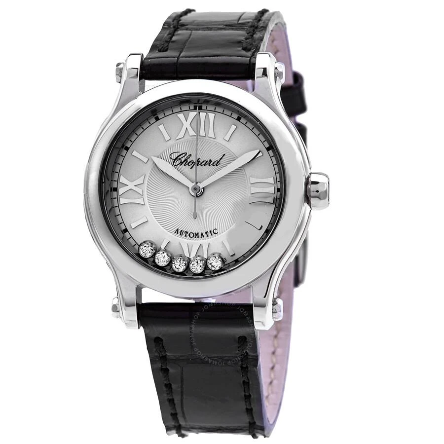 商品Chopard|Happy Sport Automatic Silver Dial Ladies Watch 278573-3011,价格¥34435,第1张图片