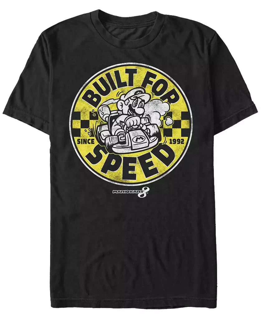 商品Nintendo|Nintendo Men's Mario Kart Built For Speed Since 1992 Short Sleeve T-Shirt,价格¥187,第1张图片