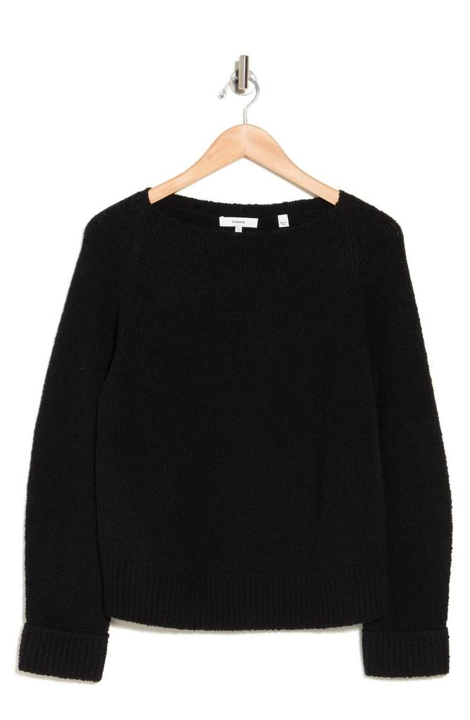 商品Vince|Textured Boatneck Wool Blend Sweater,价格¥383,第3张图片详细描述