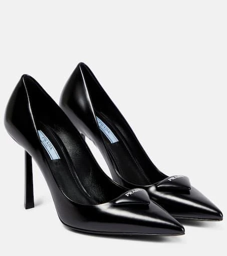 商品Prada|Leather pumps,价格¥8740,第1张图片