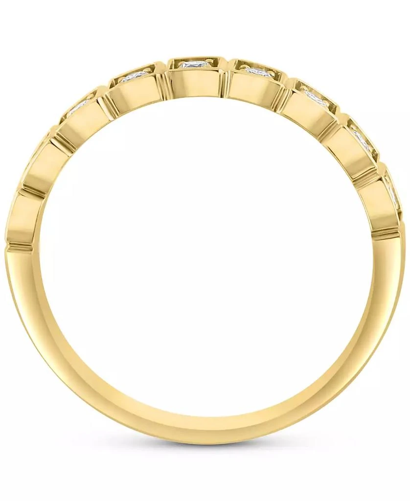 商品Effy|EFFY® Diamond Square Band (1/4 ct. t.w.) in 14k Gold,价格¥4472,第3张图片详细描述