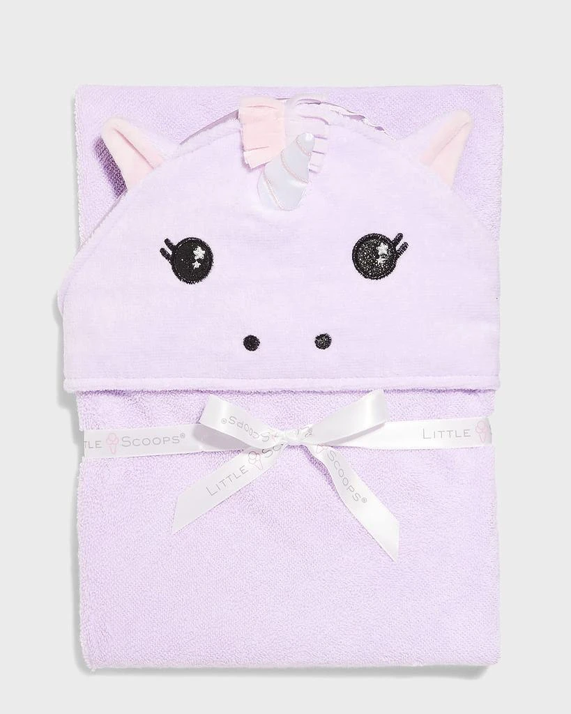 商品Little Scoops|Girl's Unicorn Hooded Towel,价格¥418,第1张图片