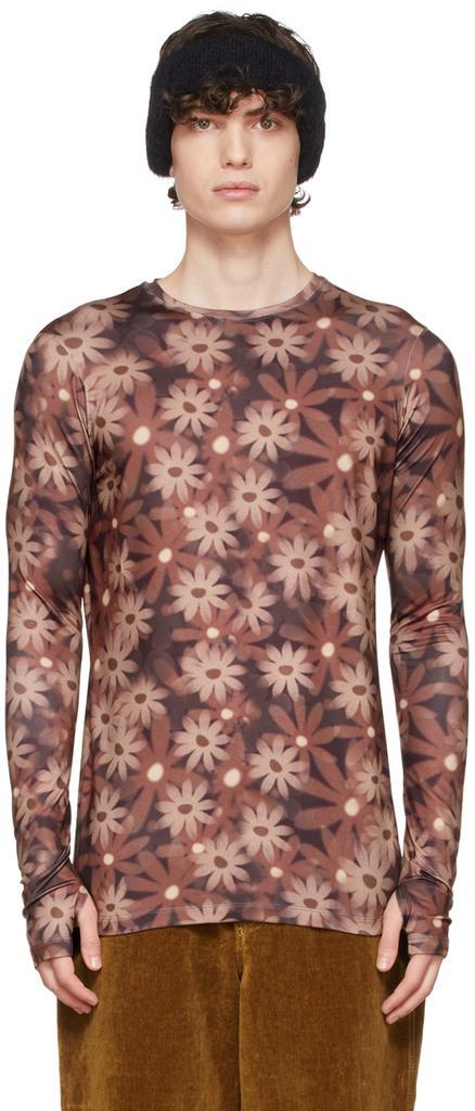商品Jacquemus|Brown 'La Seconde Peau' Long Sleeve T-Shirt,价格¥997,第1张图片