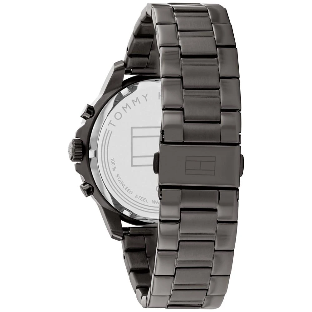 商品Tommy Hilfiger|Men's Gunmetal-Tone Bracelet Watch 44mm,价格¥1373,第3张图片详细描述