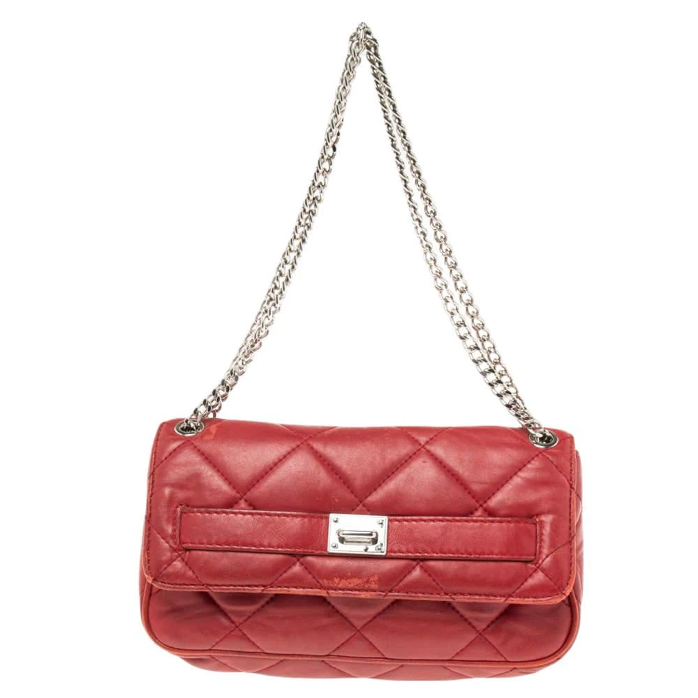 商品[二手商品] Michael Kors|MICHAEL Michael Kors Red Quilted Leather Sloan Shoulder Bag,价格¥853,第1张图片