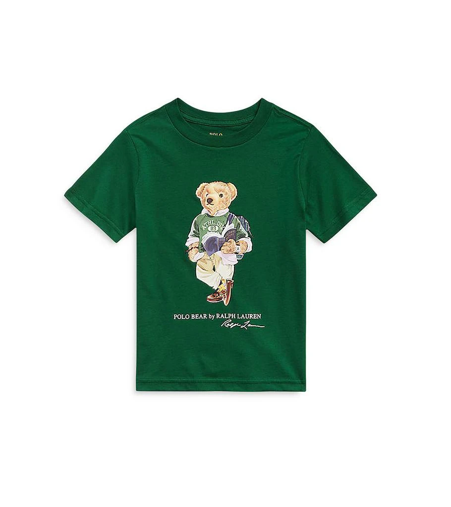 商品Ralph Lauren|Boys' Polo Bear Cotton Jersey Tee - Little Kid, Big Kid,价格¥177,第1张图片详细描述