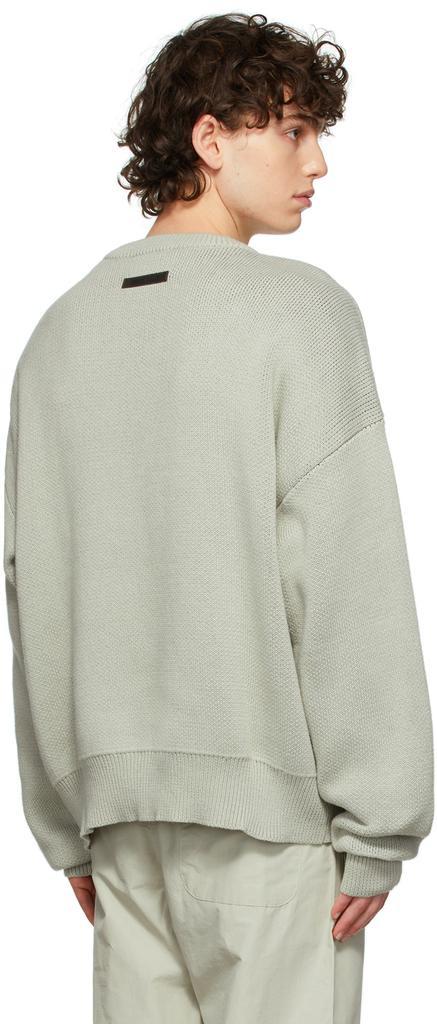 商品Essentials|绿色针织套头毛衣 SSENSE 独家发售,价格¥809,第5张图片详细描述