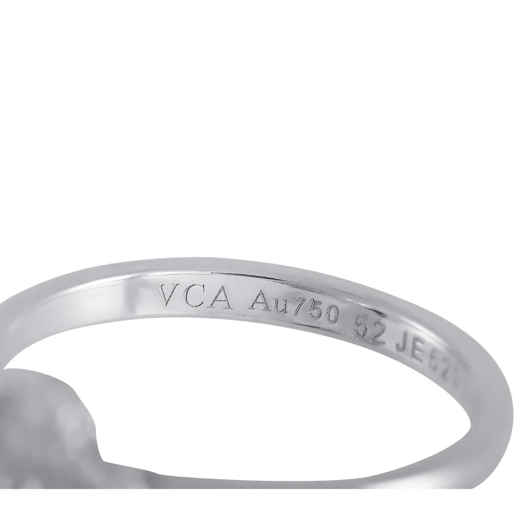 商品[二手商品] Van Cleef & Arpels|Van Cleef & Arpels Sweet Alhambra 18K White Gold Diamond Ring,价格¥24416,第4张图片详细描述