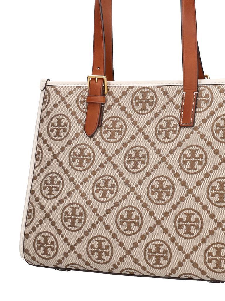 商品Tory Burch|T Monogram Jacquard Small Tote Bag,价格¥3290,第5张图片详细描述