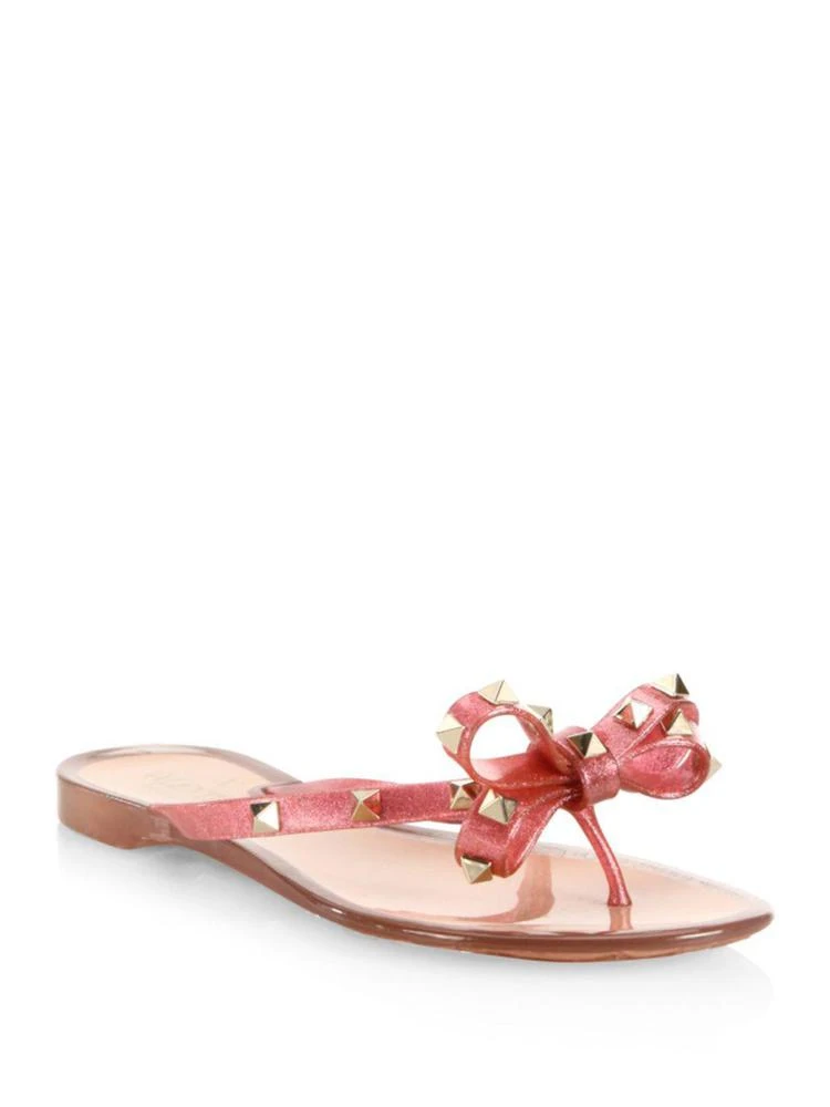 商品Valentino|Valentino - Valentino Garavani Rockstud Jelly Thong Sandals,价格¥1559,第1张图片