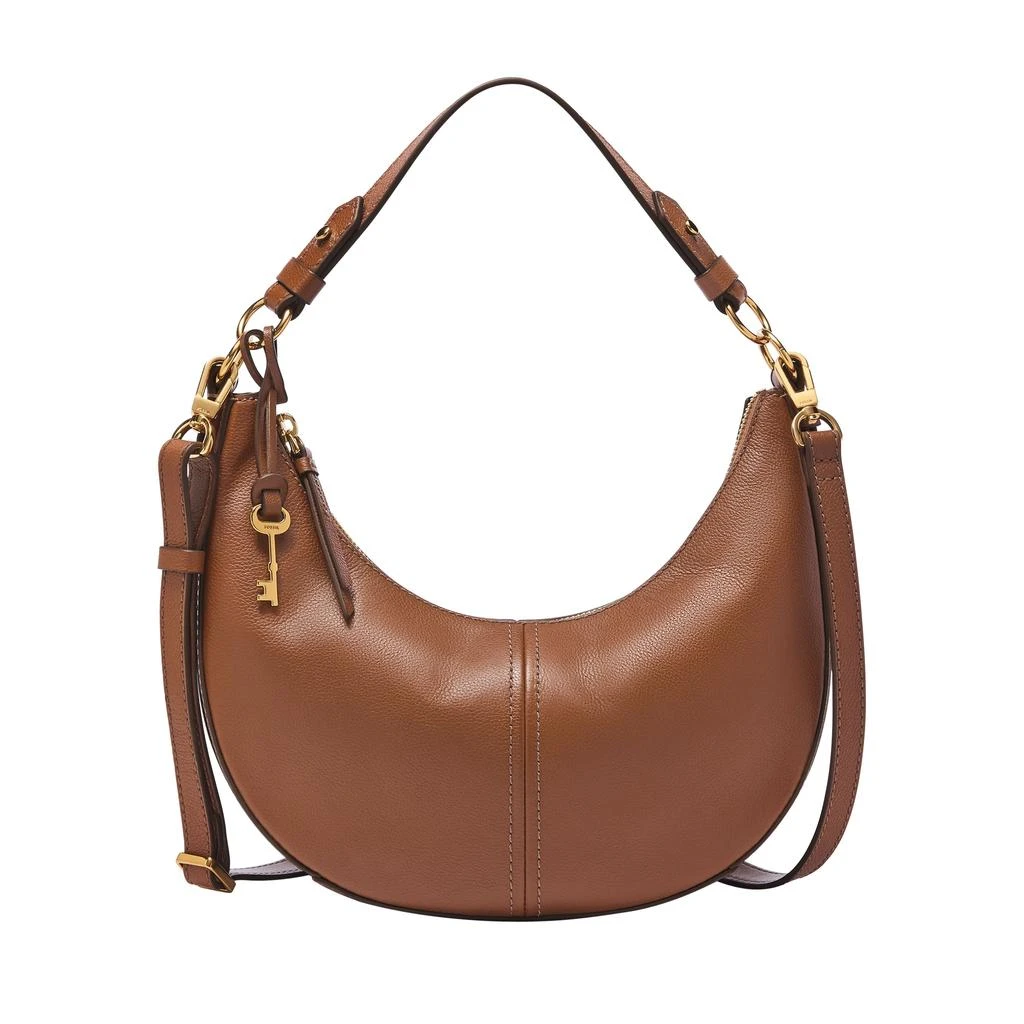 商品Fossil|Women's Shae Leather Small Hobo,价格¥731,第1张图片