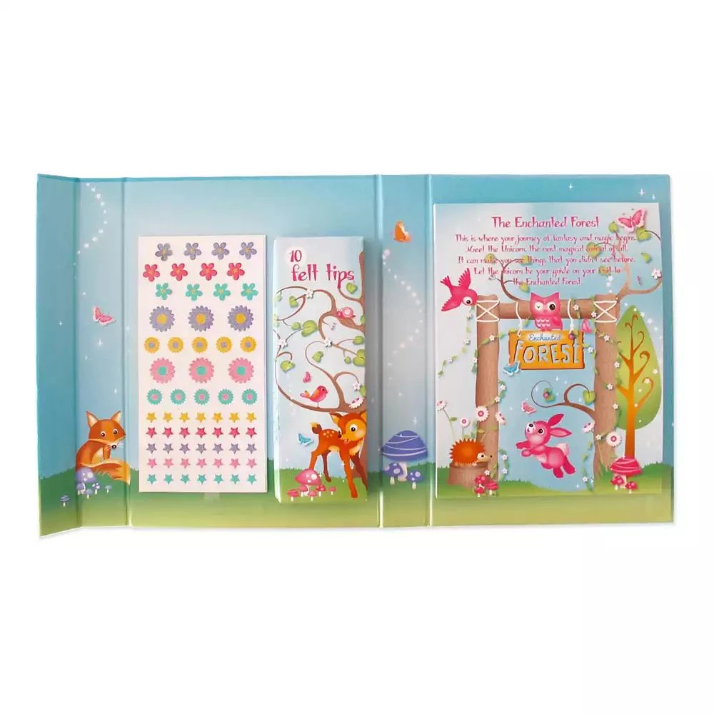 商品Fun2Give|Pop It Up Enchanted Forest Combo Set Play Box With Play Mat And Coloring Set,价格¥116,第2张图片详细描述