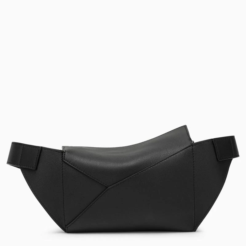 商品Loewe|Mini Puzzle bumbag in black leather,价格¥11966,第4张图片详细描述