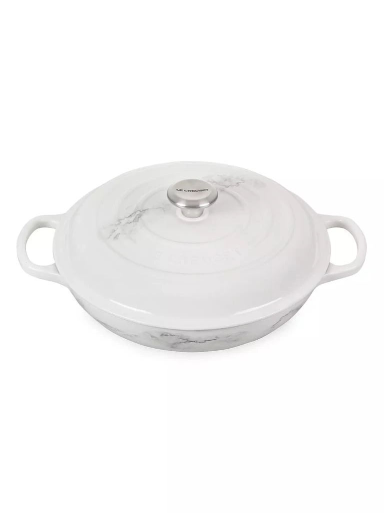 商品Le Creuset|Marble Cast Iron 3.5-Quart Braiser,价格¥3050,第2张图片详细描述