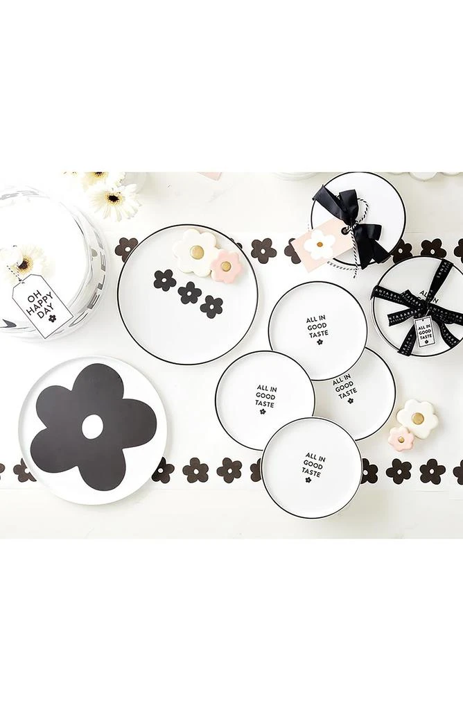 商品CREATIVE BRANDS|Set of 4 All in Good Taste Melamine Plates,价格¥104,第4张图片详细描述