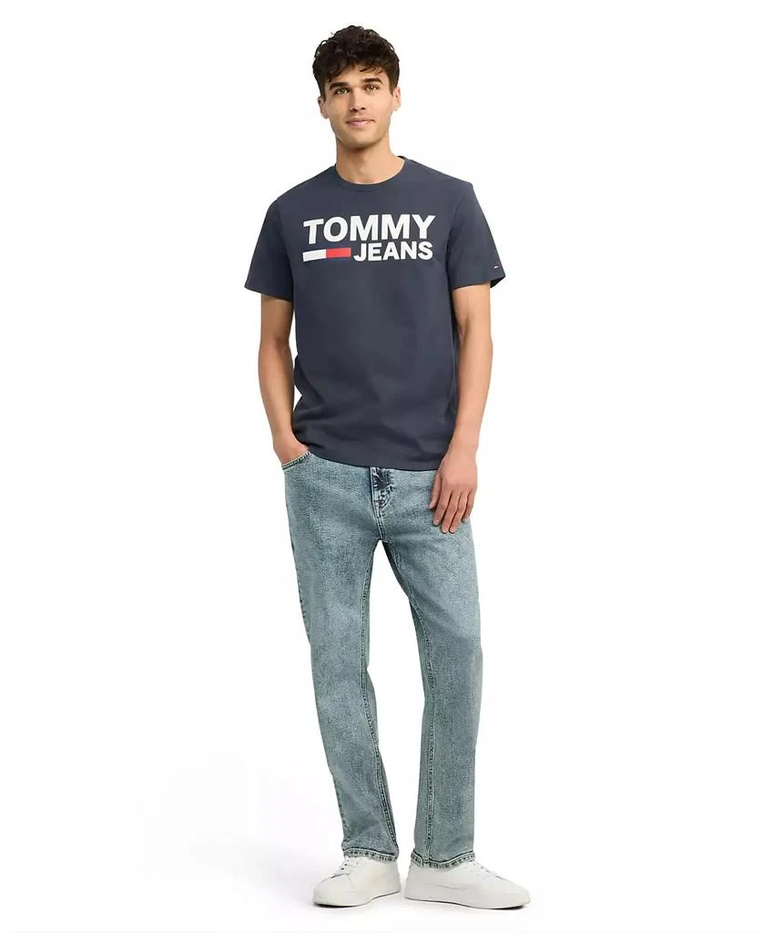 商品Tommy Hilfiger|Tommy Hilfiger Men's Lock Up Logo Graphic T-Shirt,价格¥184,第4张图片详细描述