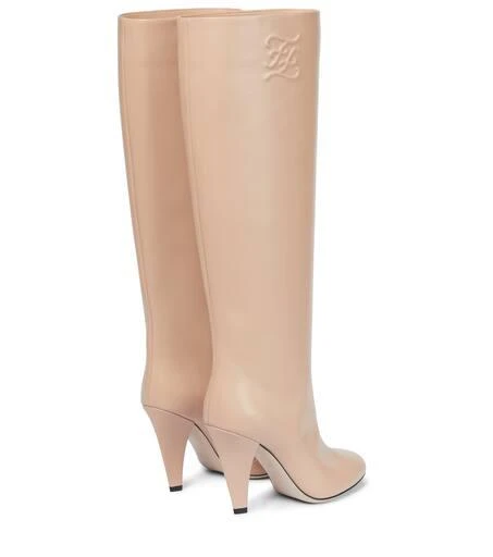 商品Fendi|Knee-high leather boots,价格¥7767,第3张图片详细描述