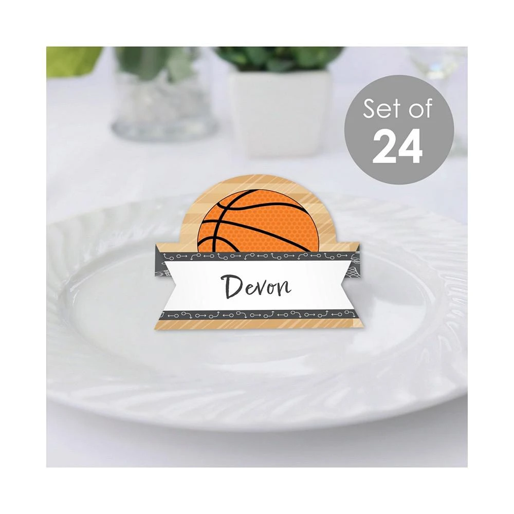 商品Big Dot of Happiness|Nothin’ But Net Basketball Birthday Party Table Setting Name Place Cards 24 Ct,价格¥112,第2张图片详细描述