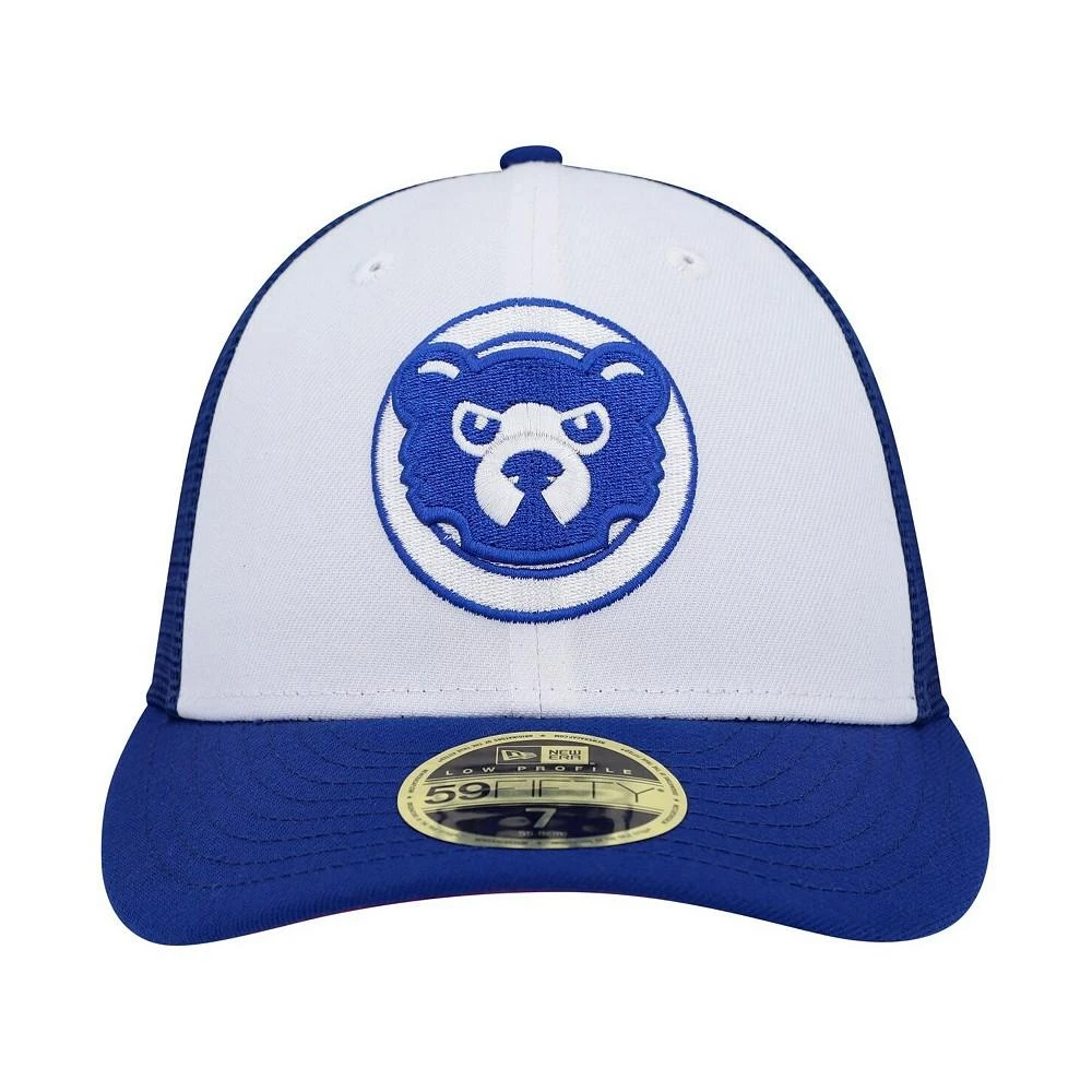 商品New Era|Men's White, Royal Chicago Cubs 2023 On-Field Batting Practice Low Profile 59FIFTY Fitted Hat,价格¥327,第4张图片详细描述