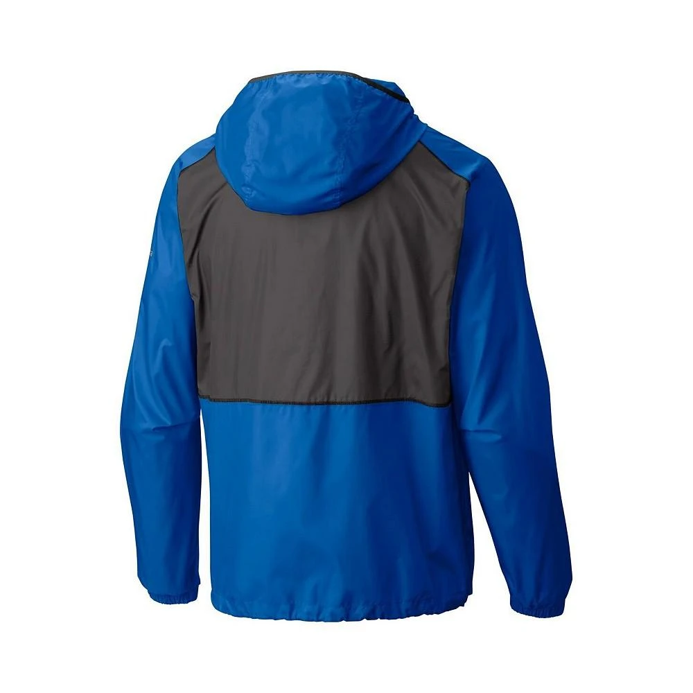 商品Columbia|Men's Royal, Charcoal Texas Rangers 2023 World Series Champions Flash Forward Full-Zip Windbreaker Jacket,价格¥673,第2张图片详细描述