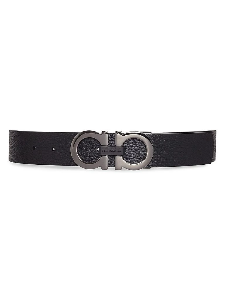 商品Salvatore Ferragamo|Gancini Buckle Adjustable Cut-to-Size Reversible Belt,价格¥4069,第4张图片详细描述