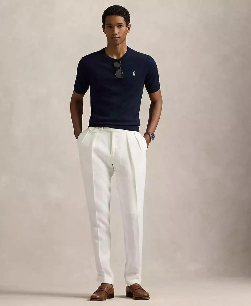 商品Ralph Lauren|Men's Cotton Crewneck Short-Sleeve Sweater,价格¥445,第4张图片详细描述