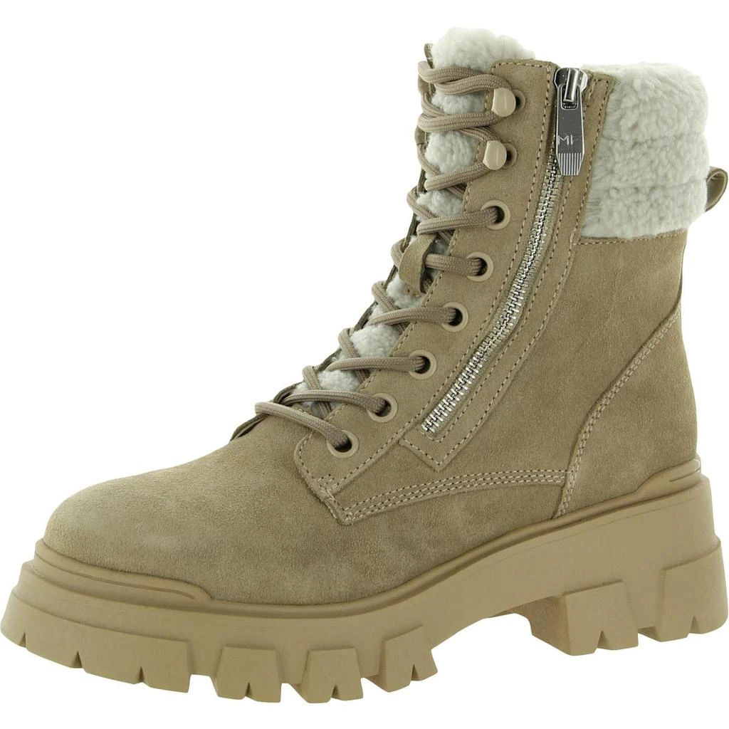 商品Marc Fisher|Marc Fisher Aboli Women's Suede Faux Fur Trim Lug Sole Booties,价格¥268,第2张图片详细描述