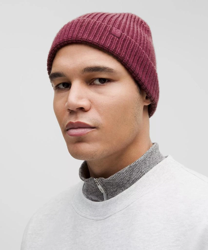 商品Lululemon|Close-Fit Wool-Blend Ribbed Knit Beanie,价格¥316,第5张图片详细描述