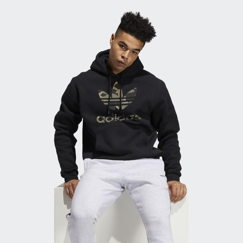 商品Adidas|Men's adidas Camo Hoodie,价格¥296,第4张图片详细描述