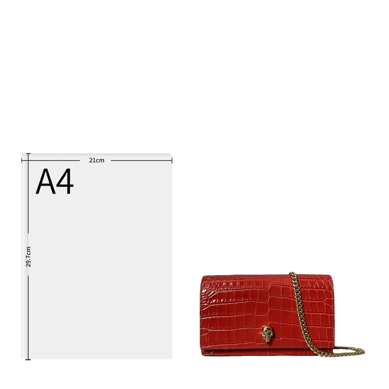 ALEXANDER MCQUEEN 红色女士单肩包 613088-1HB0G-6013 商品