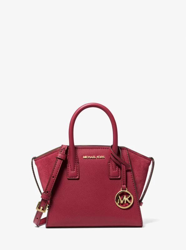 商品Michael Kors|女式 Avril 超小号皮革和绒面革挎包,价格¥673,第1张图片