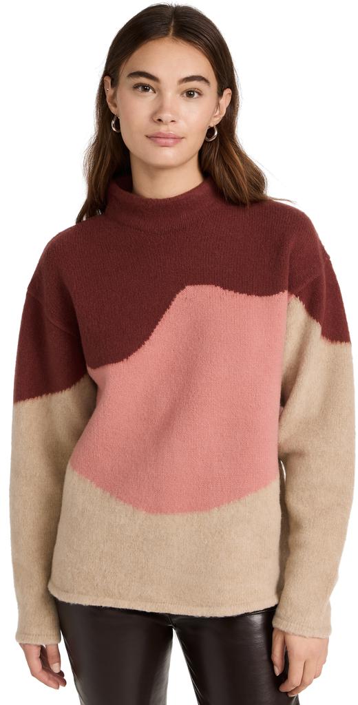 Theory Brushed Intarsia Sweater商品第1张图片规格展示
