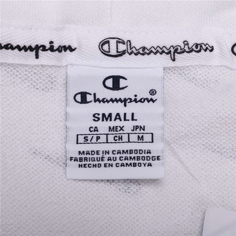 Champion 白色棉、涤纶女士卫衣 111412-WL001商品第3张图片规格展示