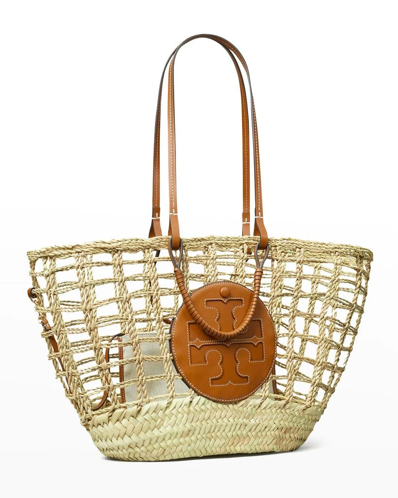 商品Tory Burch|Ella Open Weave Basket Tote Bag,价格¥2263,第3张图片详细描述