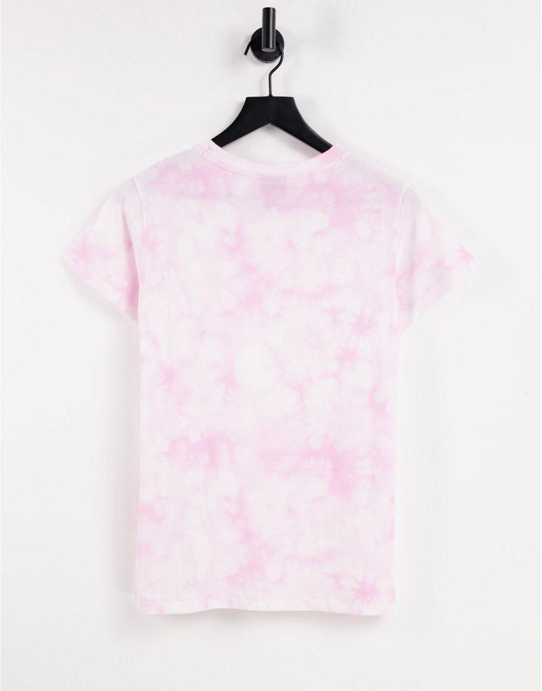 Champion tie dye t-shirt in pink商品第3张图片规格展示