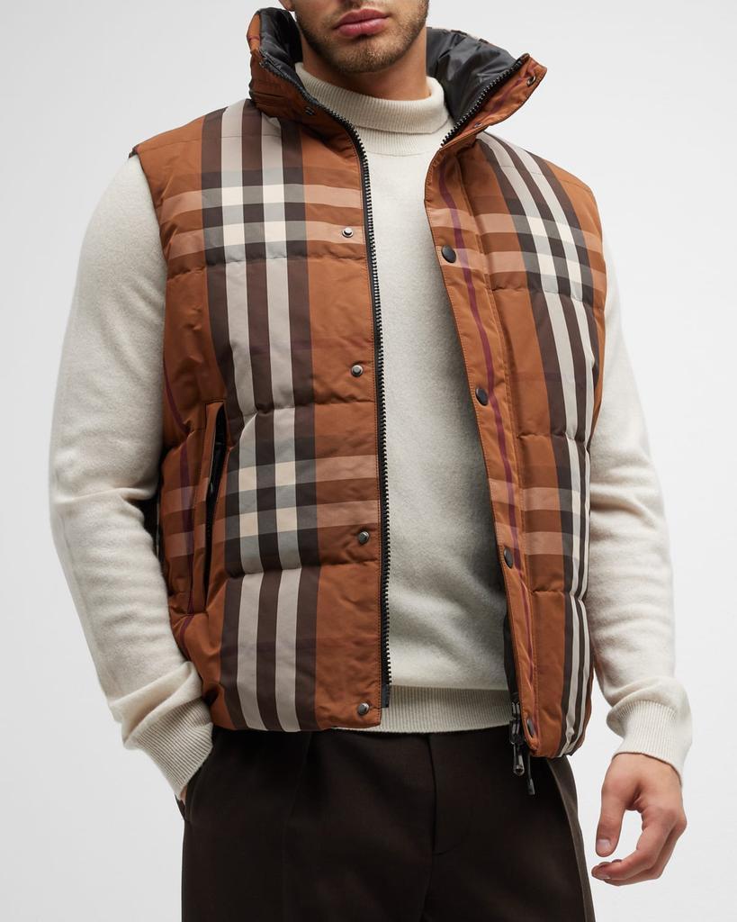 商品Burberry|Men's Dowling Reversible Down Vest,价格¥10807,第1张图片