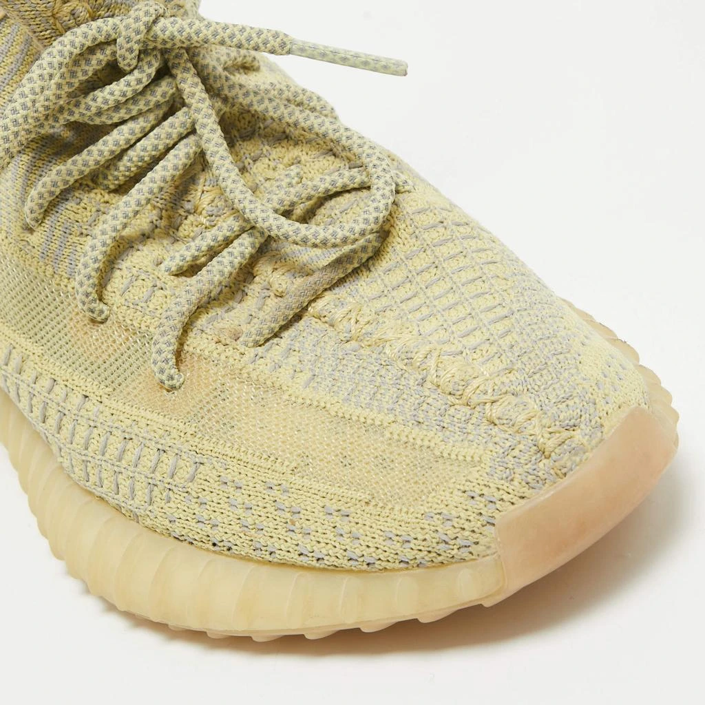 Yeezy x Adidas Grey/Yellow Knit Fabric Boost 350 V2 Antlia Sneakers 39 1/3 商品