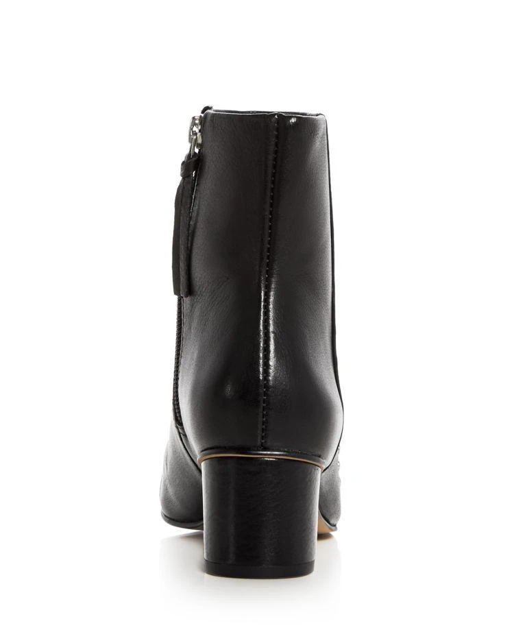 商品Rebecca Minkoff|Women's Isley Embellished Leather Block Heel Booties,价格¥524,第4张图片详细描述